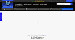 Desktop Screenshot of customsketchartist.com